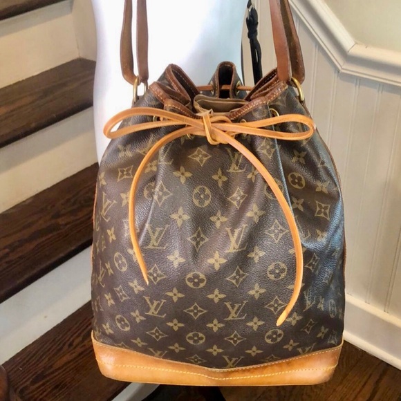 LOUIS VUITTON Full Size Noe Bucket Monogram GM Bag Vintage - Picture 1 of 17